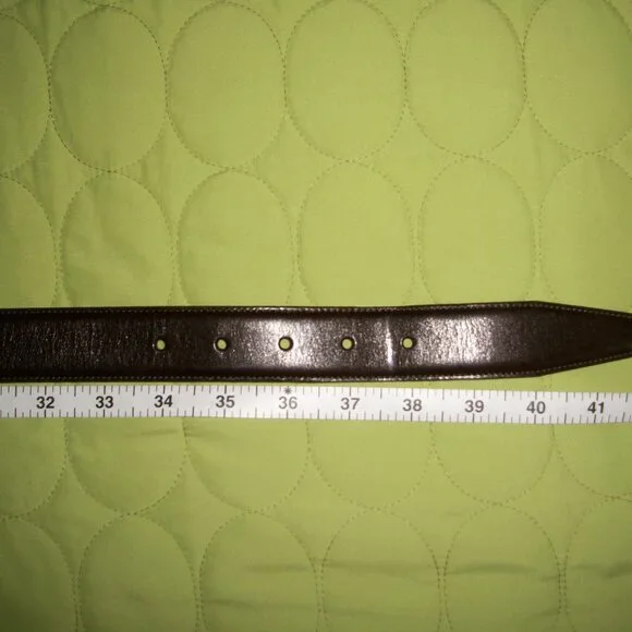 Trafalgar Cortina Brown Lorenzo Leather Belt
